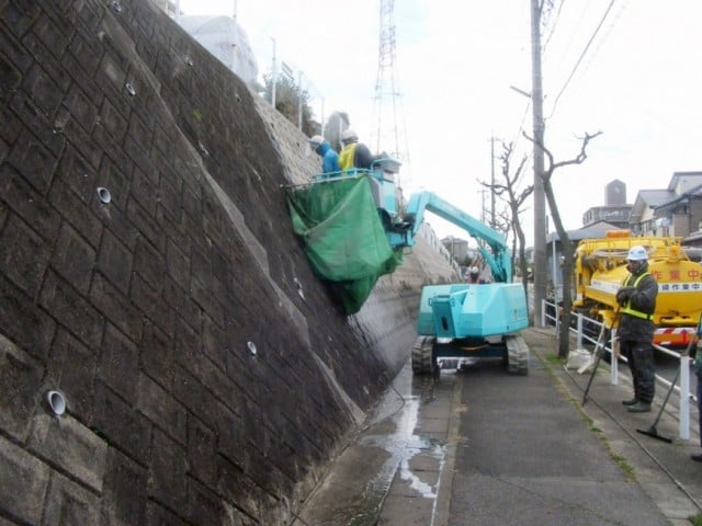 擁壁洗浄